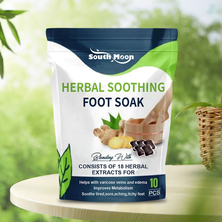 EmpowerEase Herbal Detox Foot Soak Gel – Slim, Soothe & Restore (10-Pack)