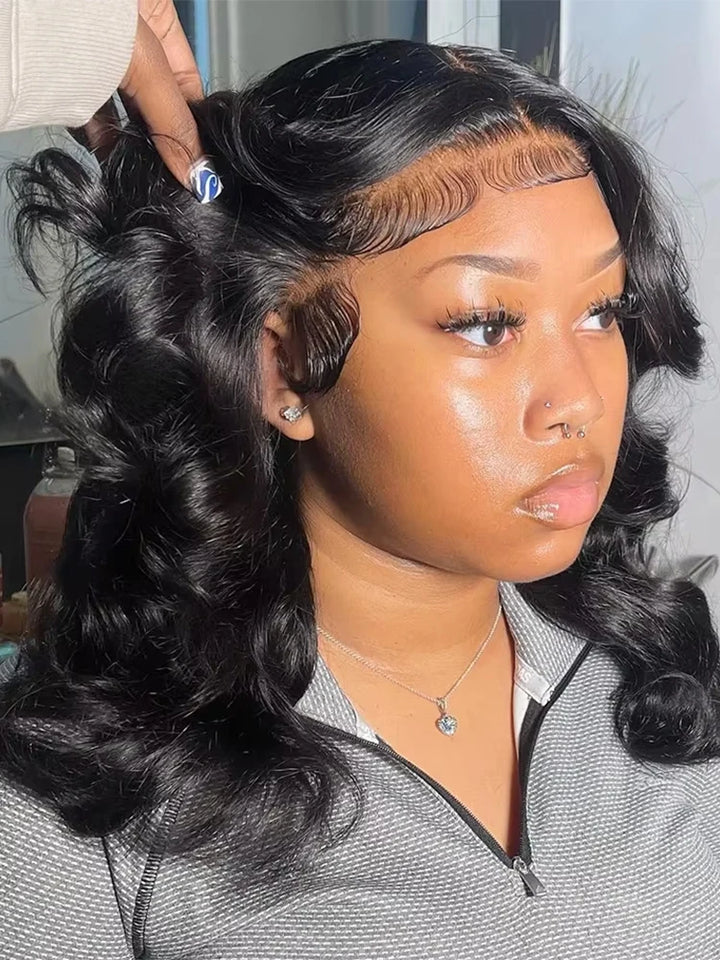 Grace Wave Lace Wig – Glueless Body Wave Bob in Remy Human Hair