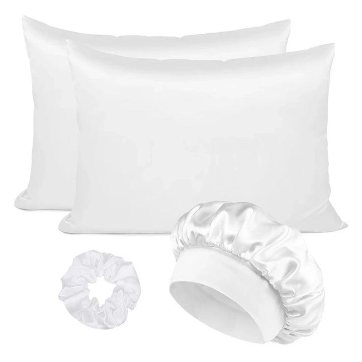 Silken Dreams 4-Piece Satin Sleep Set