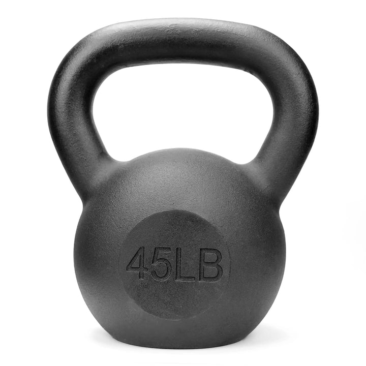 IronCore Matte Kettlebell – 45 LB Cast Iron Power for Strength & Conditioning