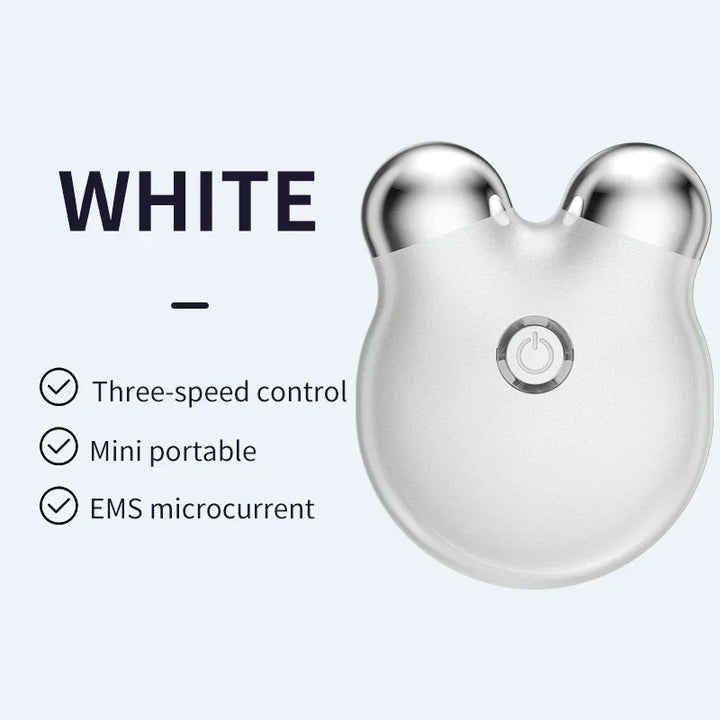 Microcurrent Sculpt & Glow Face Massager – V-Lift Roller with Sonic Vibration