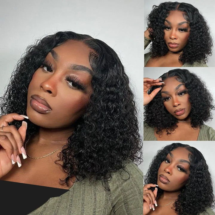 Empower Volume 250% HD Lace Wig – Brazilian Deep Wave Bob (Short, 13x4/13x6 Frontal)