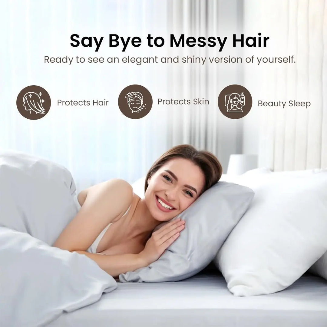 Pure Indulgence 100% Silk Satin 4-Piece Bedding Set