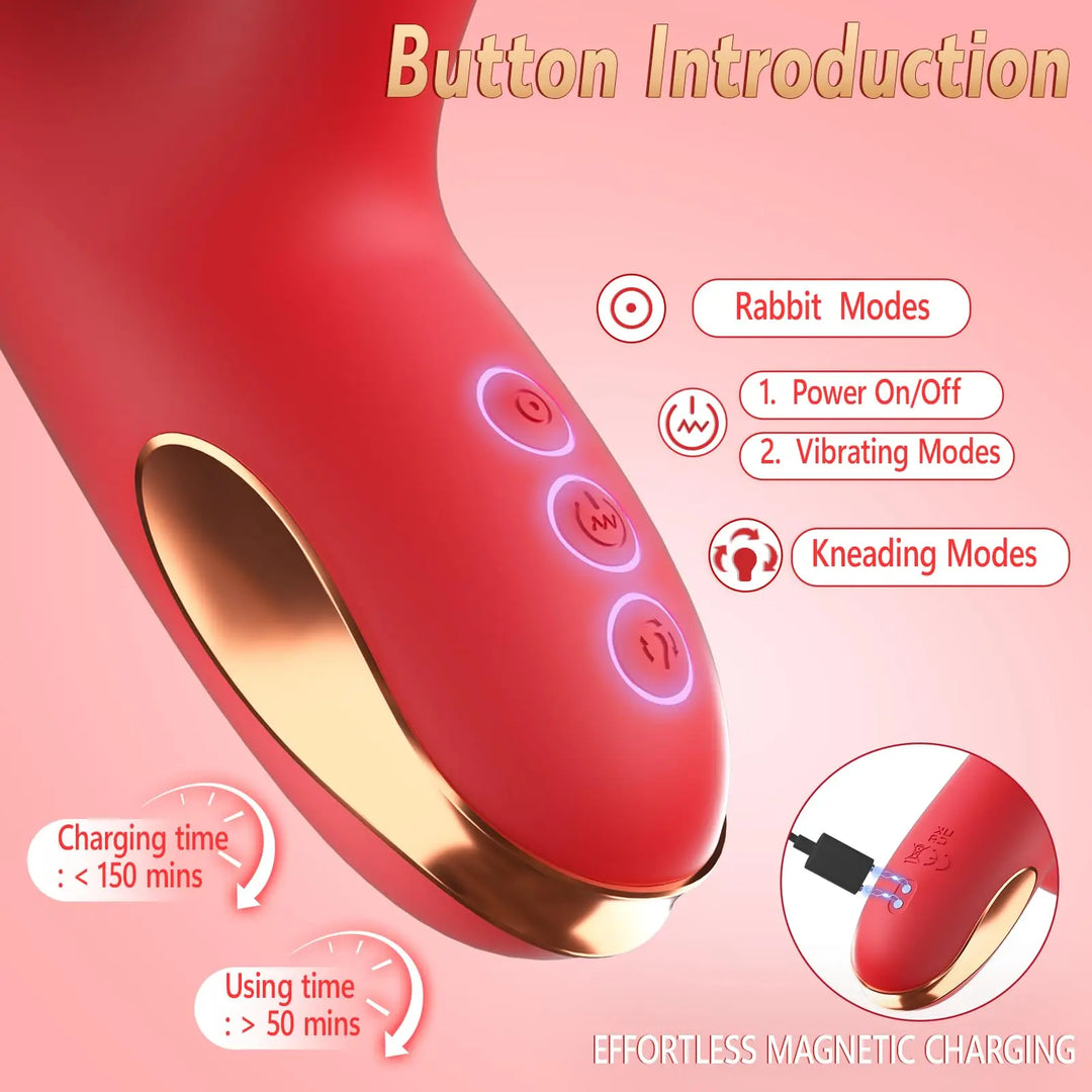 Joyoxia™ 5-in-1 G-Spot & Clitoral Vibrator – Ultimate Pleasure, Personalized Power