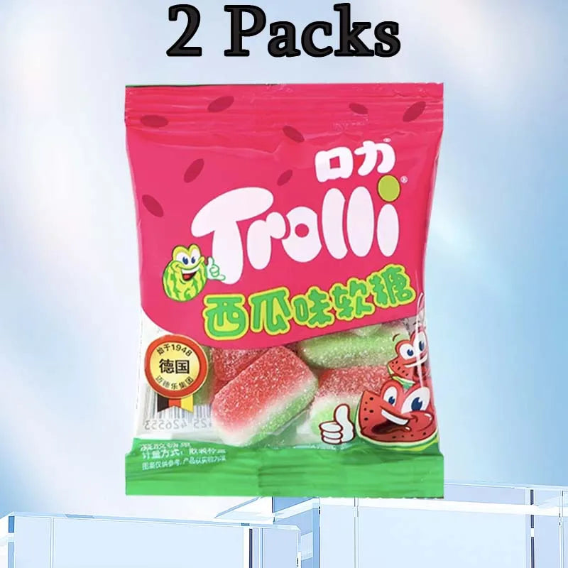 Trolli Gummi Shape Candy – Assorted Flavors, Fun Shapes (2 Packs)