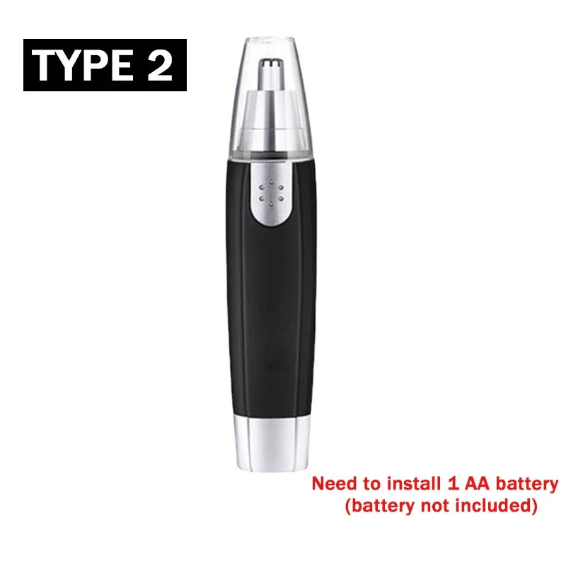 XMSJ Electric Nose Hair Trimmer – Waterproof 360° Precision Ear, Eyebrow & Facial Hair Remover for Men & Women