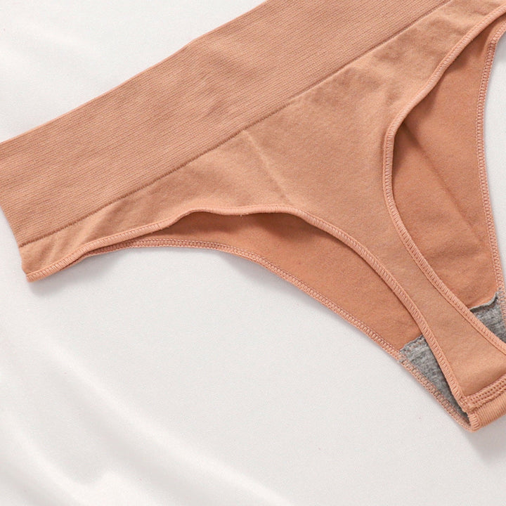 Seamless Breathable High-Rise Thong – Ultra-Comfortable Invisible Panties for Women