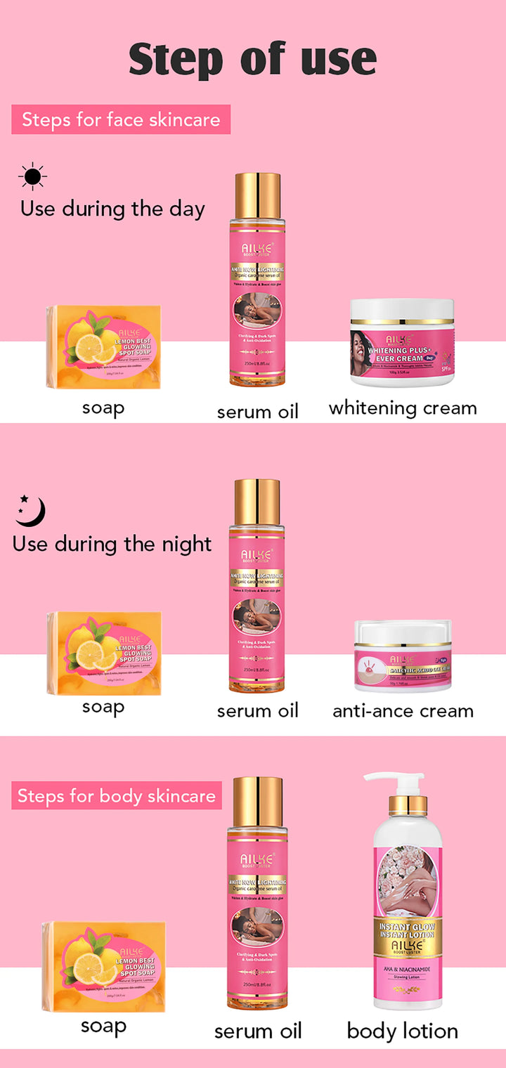 Radiance Renewal Skincare Set – Organic Brightening & Glow-Boosting Essentials