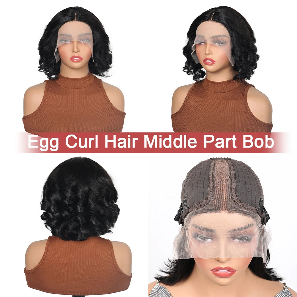 Luxe Confidence Straight Bob – 100% Remy Human Hair Glueless Wig with Pre-Cut Lace
