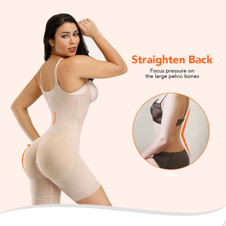 Colombian Waist Trainer Body Shaper – Postpartum Slimming & Butt Lifting Girdle