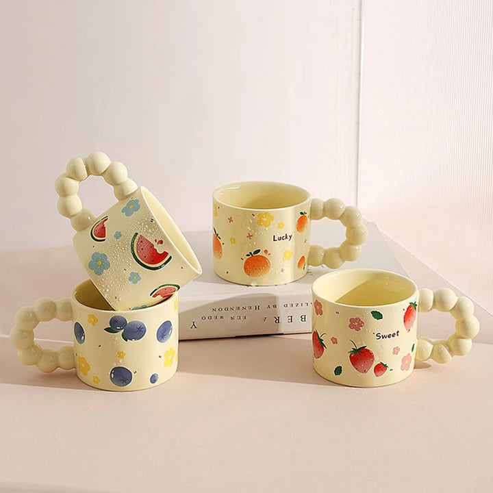 BlossomSip Japanese Fruit Mug