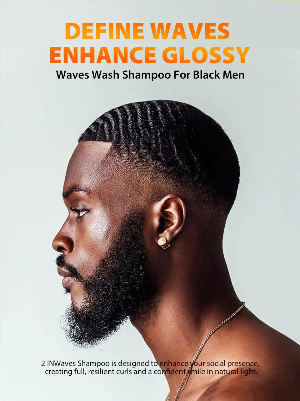 Biotin WaveControl Pomade – Strong Hold 360° Styling Cream for Men with Brush