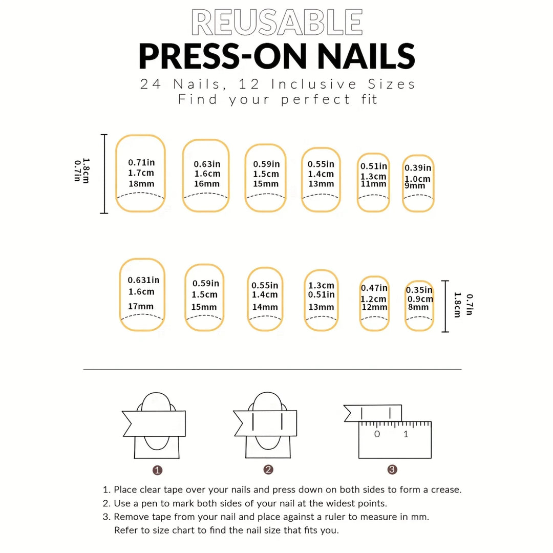 Chic Green Leopard Print & Golden Foil Press-On Nails – 24pc Glossy Square Set for Trendy, Stylish Wear