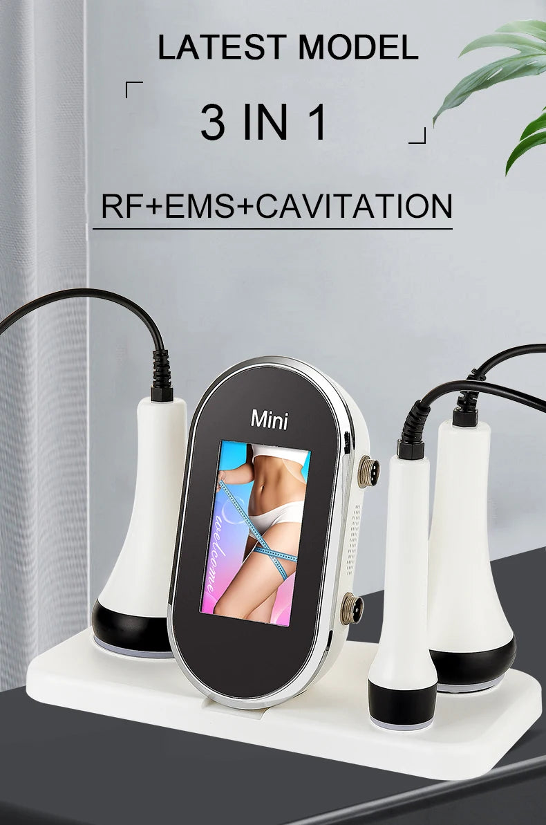 40K Ultrasonic Cavitation & RF EMS Machine – Body Slimming, Facial Lifting & Skin Tightening Beauty Device