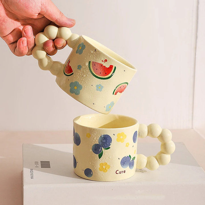 BlossomSip Japanese Fruit Mug