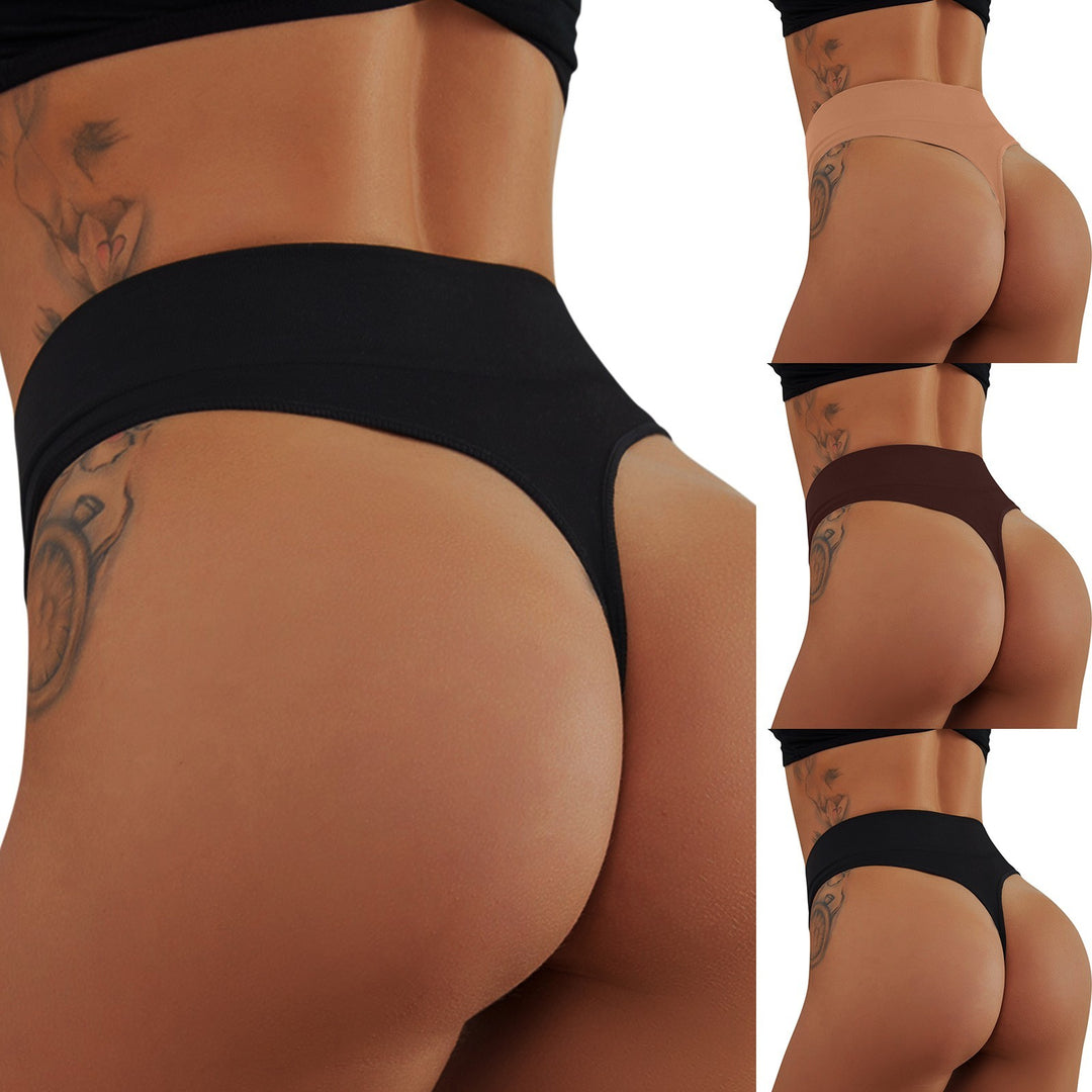 Seamless Breathable High-Rise Thong – Ultra-Comfortable Invisible Panties for Women
