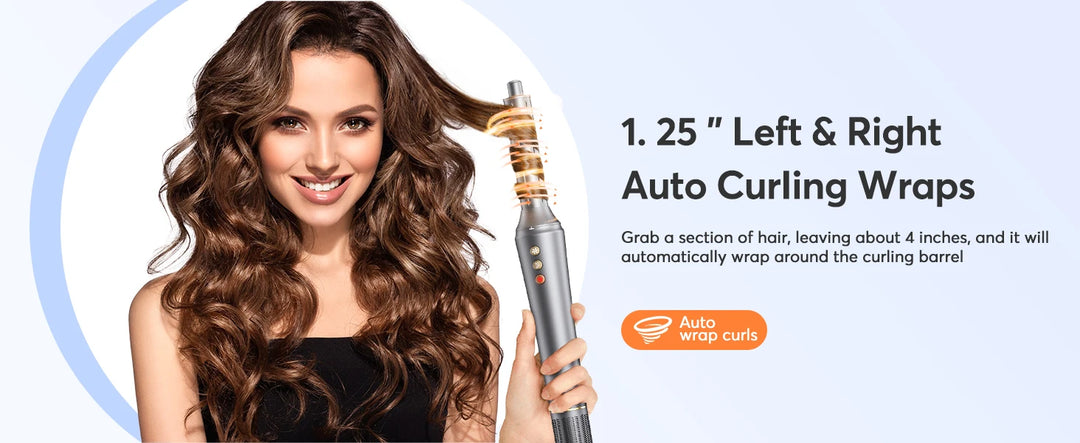 LuxeFlow 5-in-1 AirStyler Pro – Volumize, Curl, Straighten & Shine