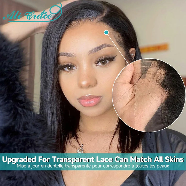 Empower Bob – Natural Black Brazilian Lace Front Wig