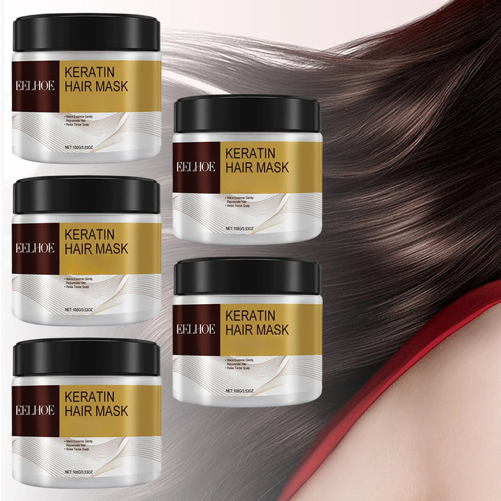 Keratin Rescue Hair Mask – Smooth, Repair & Shine (1/3/5/10pcs)
