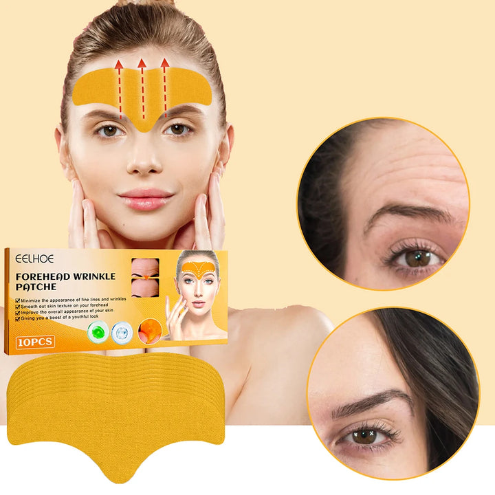 EmpowerEase Collagen Forehead Wrinkle Patches – Smoothing, Lifting & Anti-Aging Care (10-Pack)
