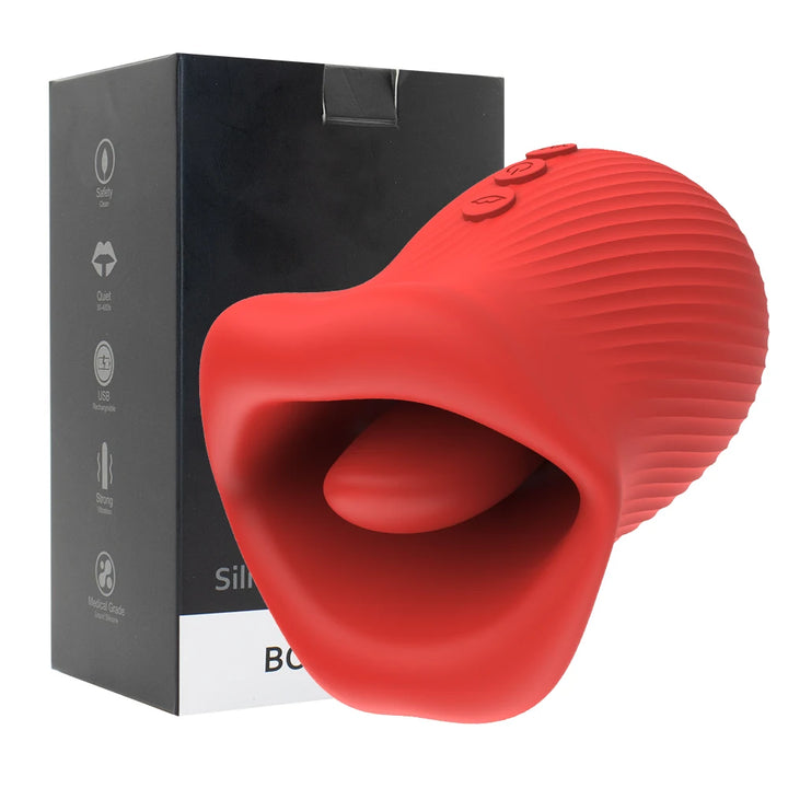 Velour Kiss – Rose-Shaped Tongue Licking Vibrator & Clitoral Stimulator