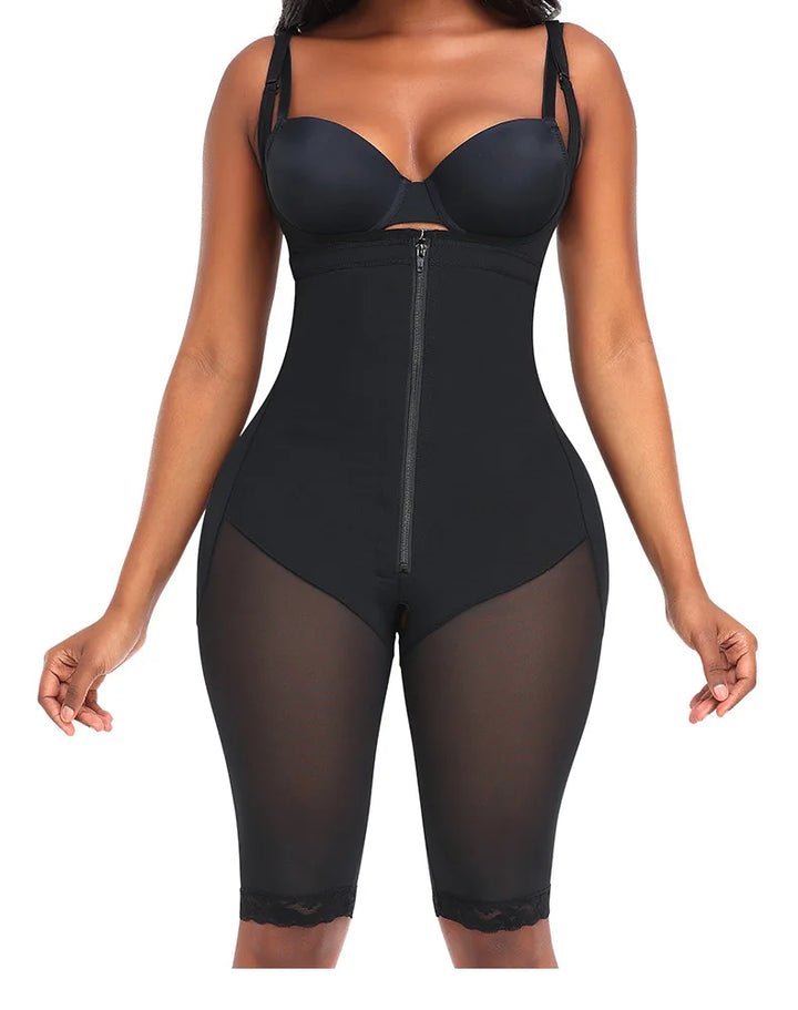 Fajas High Compression Shapewear Bodysuit for Women – Tummy Control & Thigh Slimming