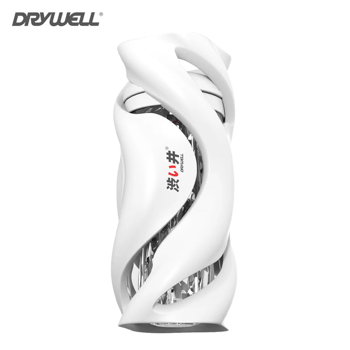 DRY WELL Hurricane Male Masturbator – Portable Pocket Stroker with Spiral Suction & Realistic TPE Texture