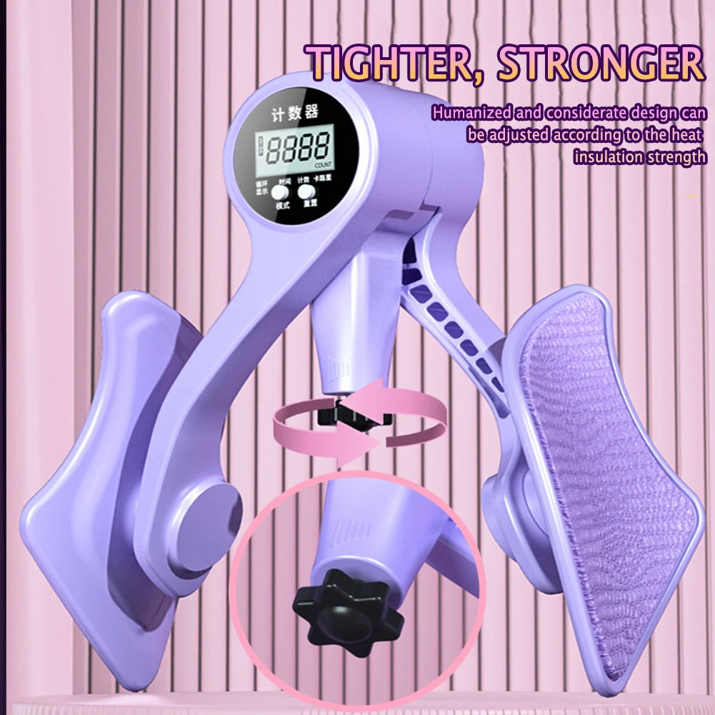 EmpowerSculpt Digital Thigh & Pelvic Floor Trainer – Adjustable Strength with Smart Reps Counter