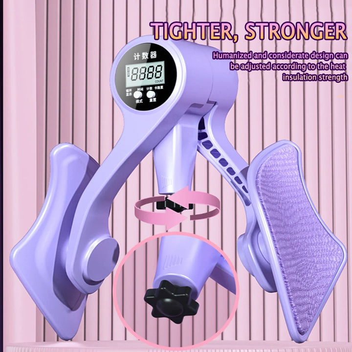 EmpowerSculpt Digital Thigh & Pelvic Floor Trainer – Adjustable Strength with Smart Reps Counter