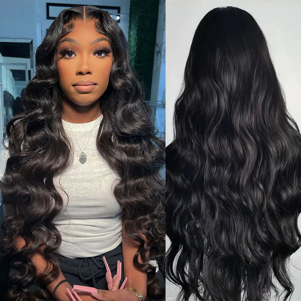 Empower Length 36" Body Wave HD Lace Wig – Brazilian Human Hair, 180% Density