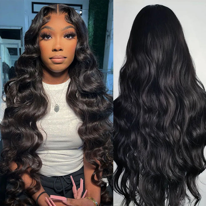 Empower Length 36" Body Wave HD Lace Wig – Brazilian Human Hair, 180% Density