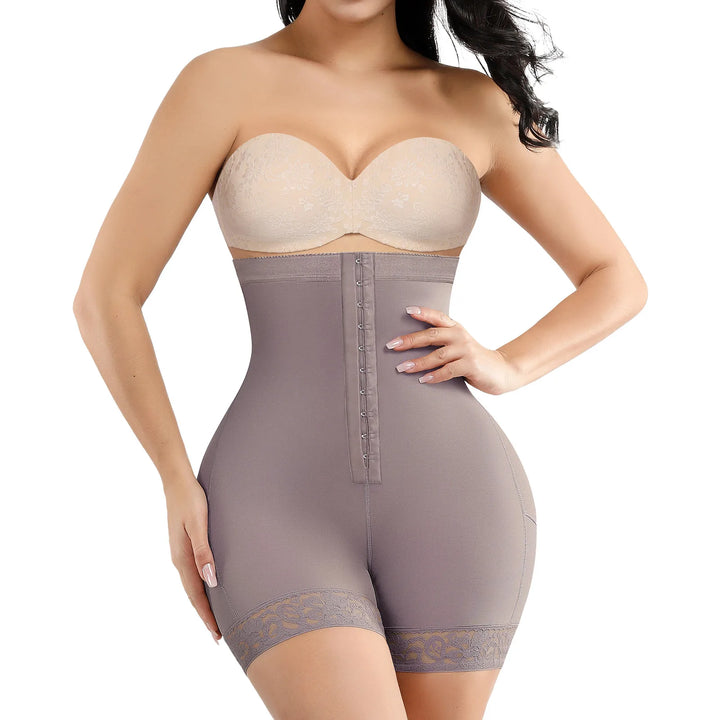 3-in-1 Lace Butt Lifter Corset – High-Waist Tummy Control Shapewear
