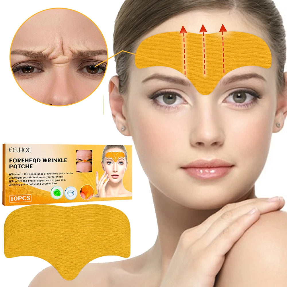 EmpowerEase Collagen Forehead Wrinkle Patches – Smoothing, Lifting & Anti-Aging Care (10-Pack)