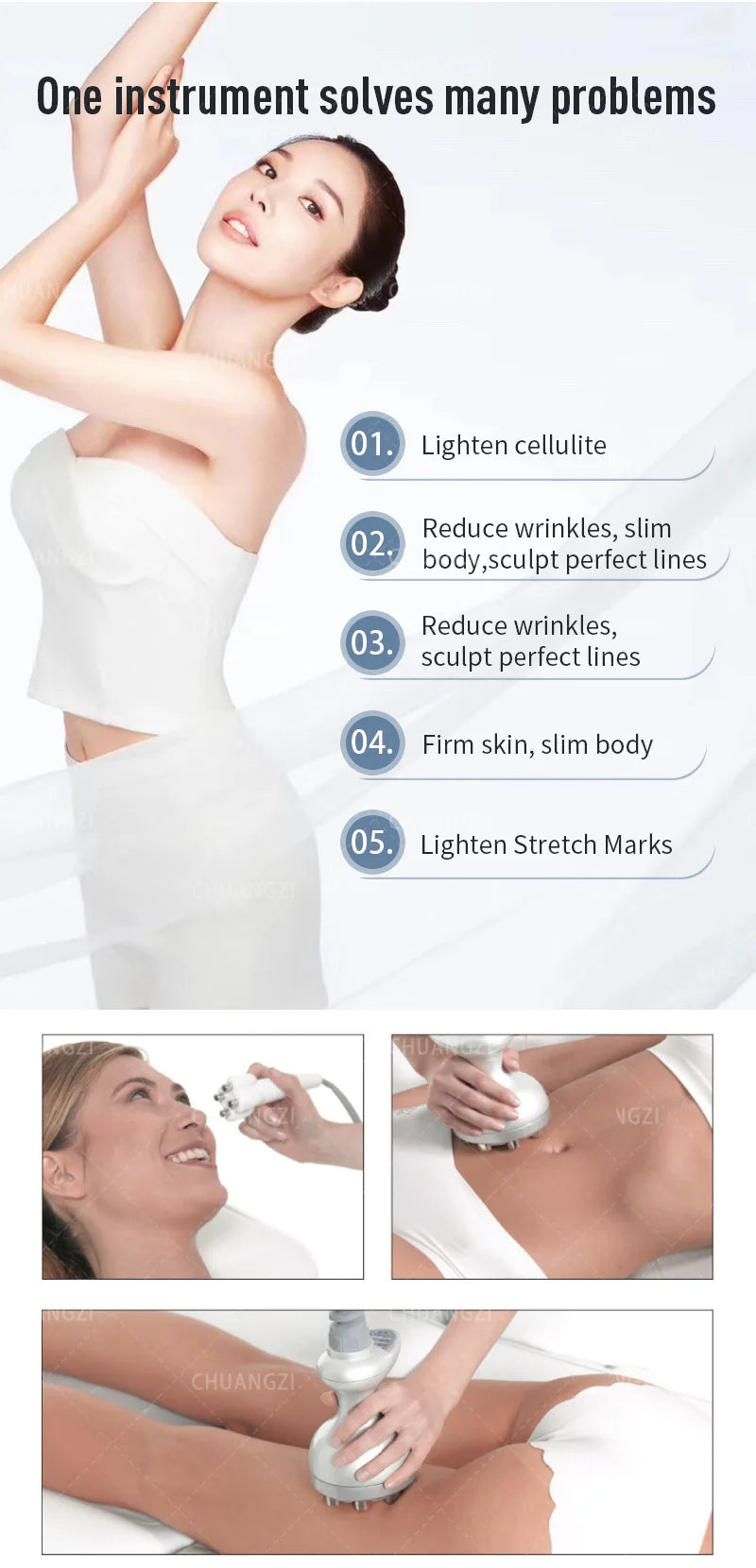 EmpowerEase Venus Legacy Cavitation & RF Body Contouring System