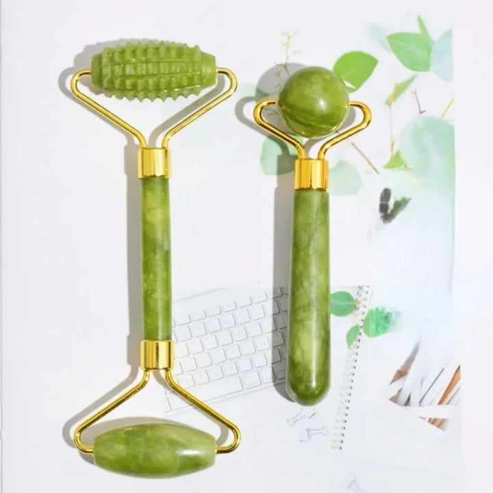 Radiance Ritual Rose Quartz Roller & Gua Sha Set