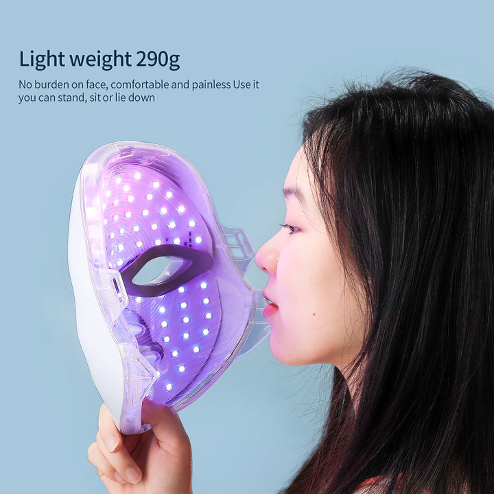 LumaGlow 7-Color LED Facial Therapy Mask