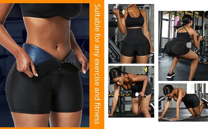 MISSMOLY Hot Sweat Sauna Panties – Women’s Thermo Body Shaper Shorts