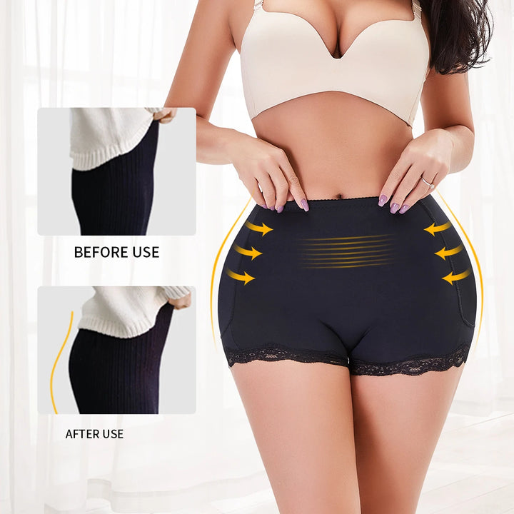 Padded Butt & Hip Shapewear for Women – Butt Lifter Panty with Removable Pads