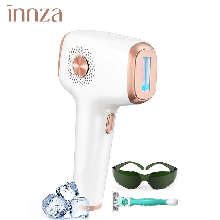 INNZA IceCool IPL Hair Removal Device – 9 Levels for Painless, Permanent Results