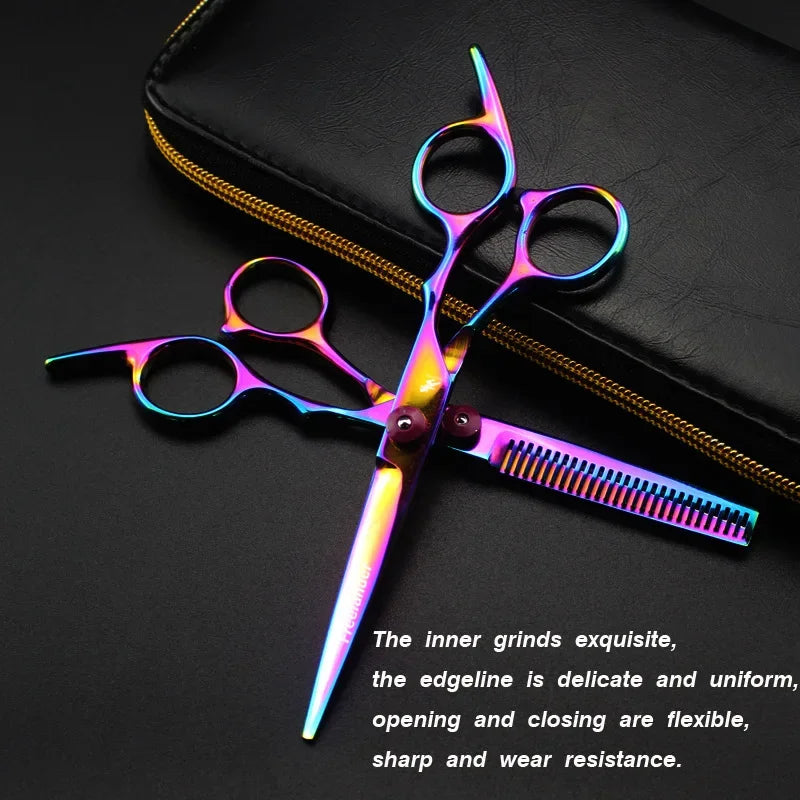 PrecisionEdge 6" Thinning & Cutting Hair Scissors – Pro Salon Shears