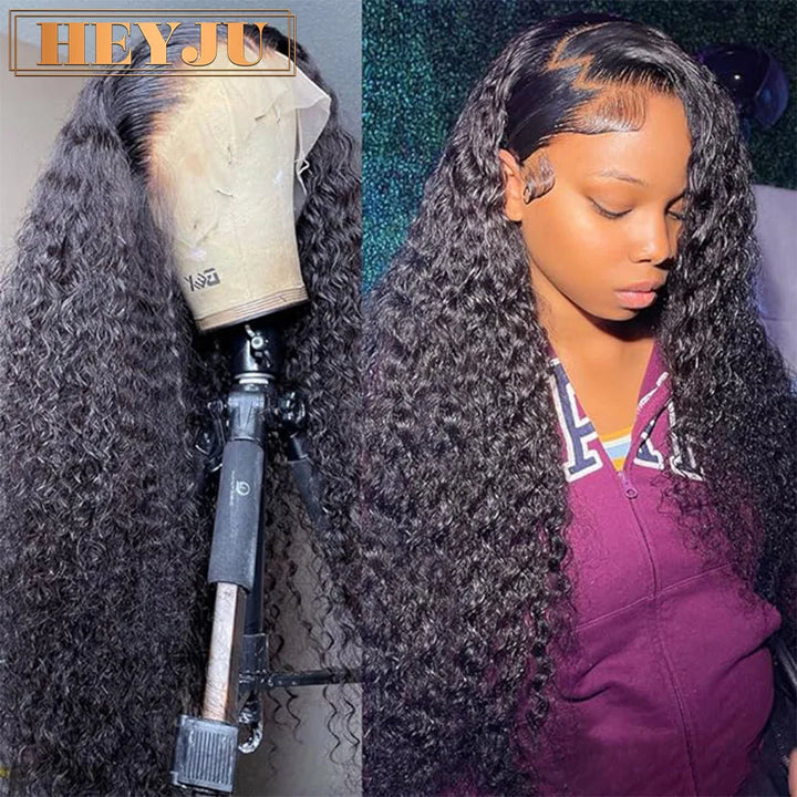 Cascade Deep Wave Lace Front Wig – HD Lace, 200% Density, 26”+ Brazilian Remy Hair