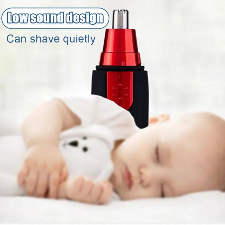 XMSJ Electric Nose Hair Trimmer – Waterproof 360° Precision Ear, Eyebrow & Facial Hair Remover for Men & Women