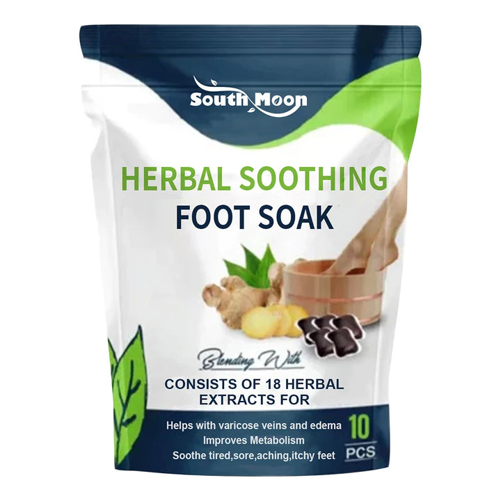EmpowerEase Herbal Detox Foot Soak Gel – Slim, Soothe & Restore (10-Pack)