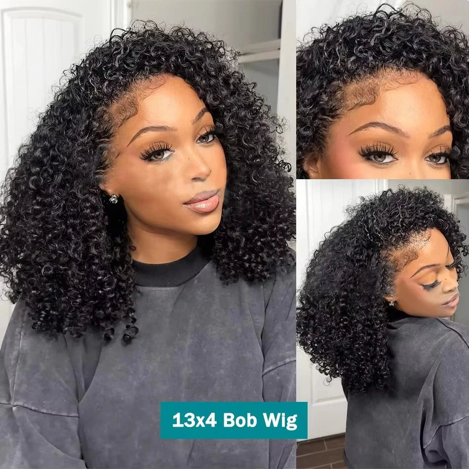 Empower Volume 250% HD Lace Wig – Brazilian Deep Wave Bob (Short, 13x4/13x6 Frontal)