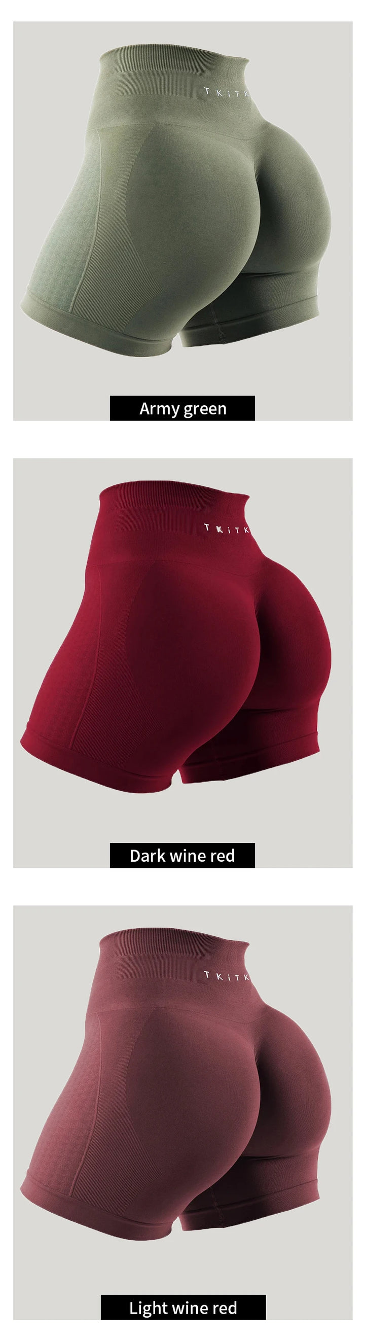 2-Piece TKITK Amplify Contour Seamless Workout Shorts – Women’s Soft Biker & Yoga Set
