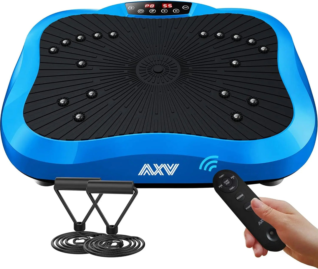 EmpowerVibe Body Toning Plate – Whole Body Vibration Machine with Resistance Bands
