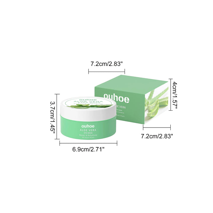 Aloe Vera Collagen Eye Mask – 60 Pieces for Dark Circles, Puffiness & Fine Lines