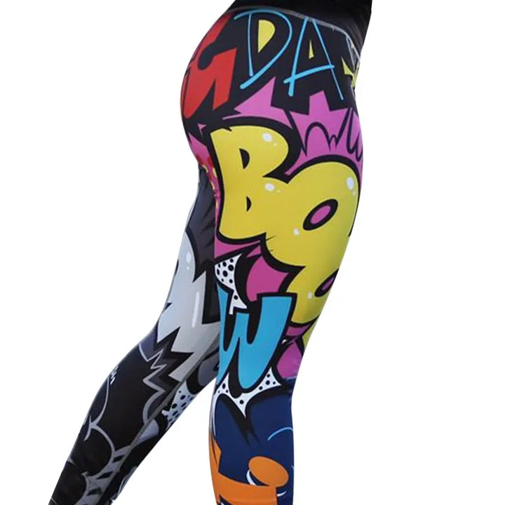 SculptLift™ Scrunch Butt Print Yoga Leggings – High Waist Push-Up Gym Pants for Women