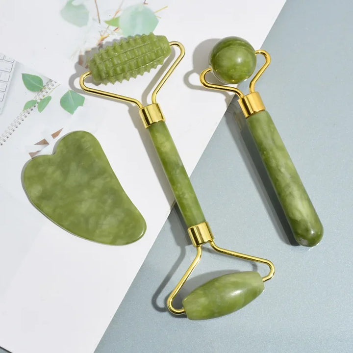 Radiance Ritual Rose Quartz Roller & Gua Sha Set