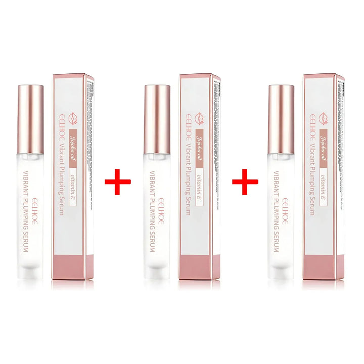 Plump & Glow Lip Serum Trio – Vitamin E Moisture Gloss